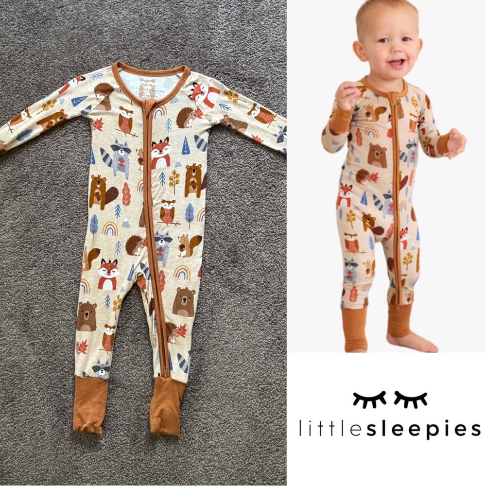 Little Sleepies Woodland Friends Zippy 6-12 - Picture 1 of 6